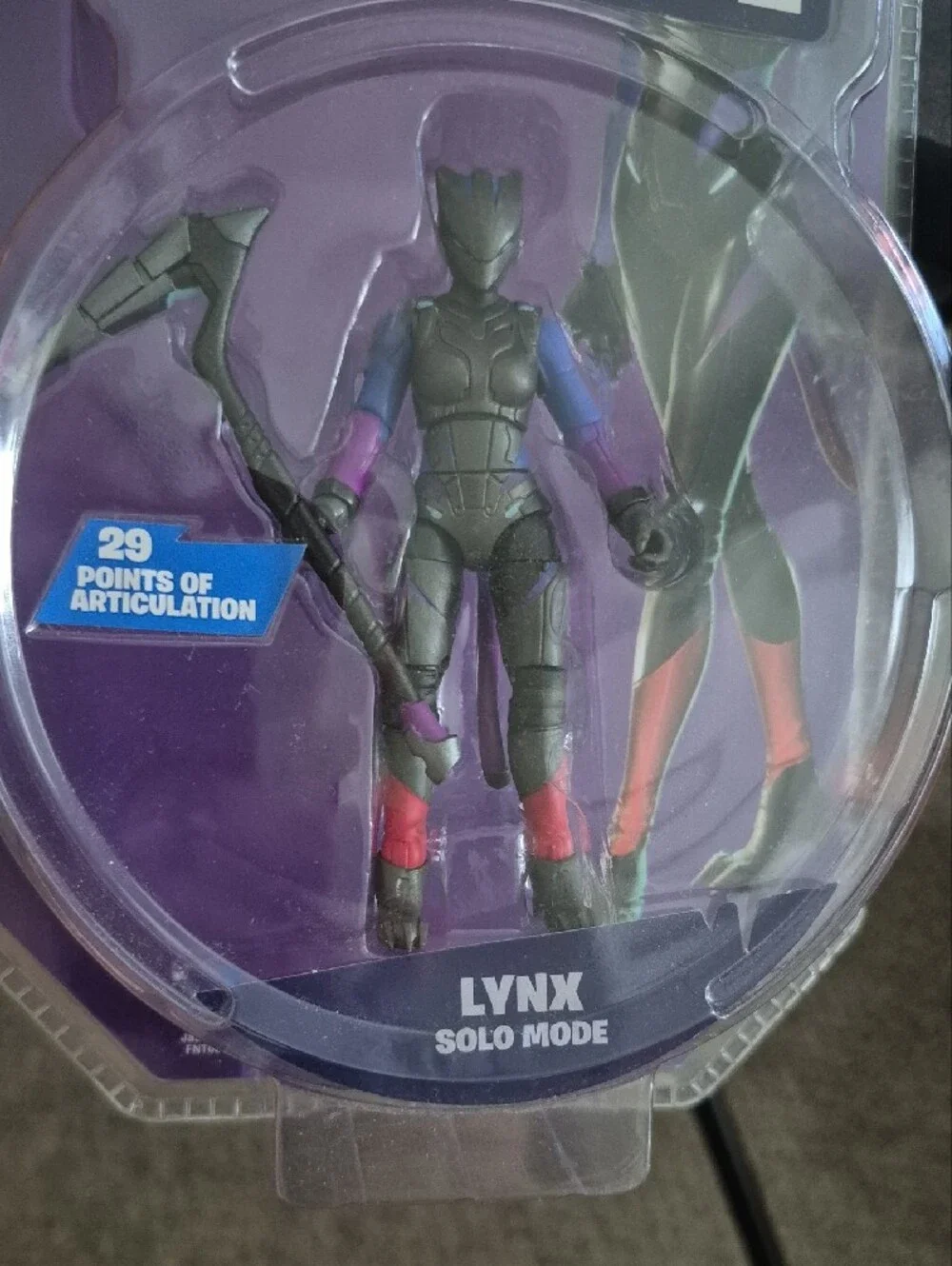 Fortnite Lynx Action Figure - Purple & Black